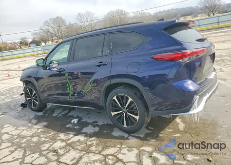 2021 Toyota Highlander Xse z USA, uszkodzony, nr VIN 5TDJZRBH6MS143653